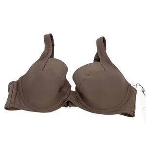 Calia Women's Brown Swim‎ Collection Underwire Bikini Top Size 34D